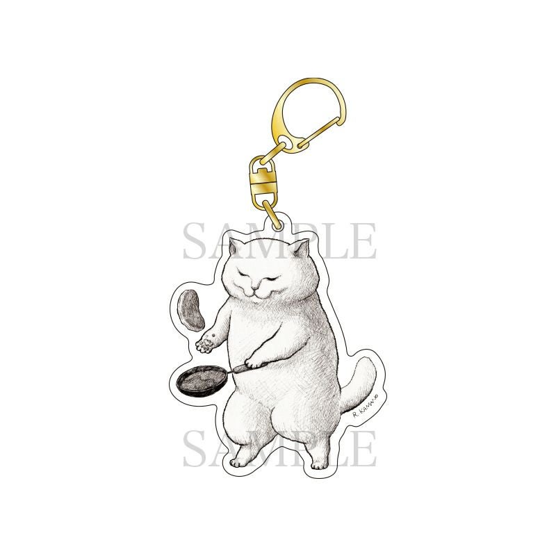 カマノレイコ　アクリルキーホルダー / チャオとパンケーキ