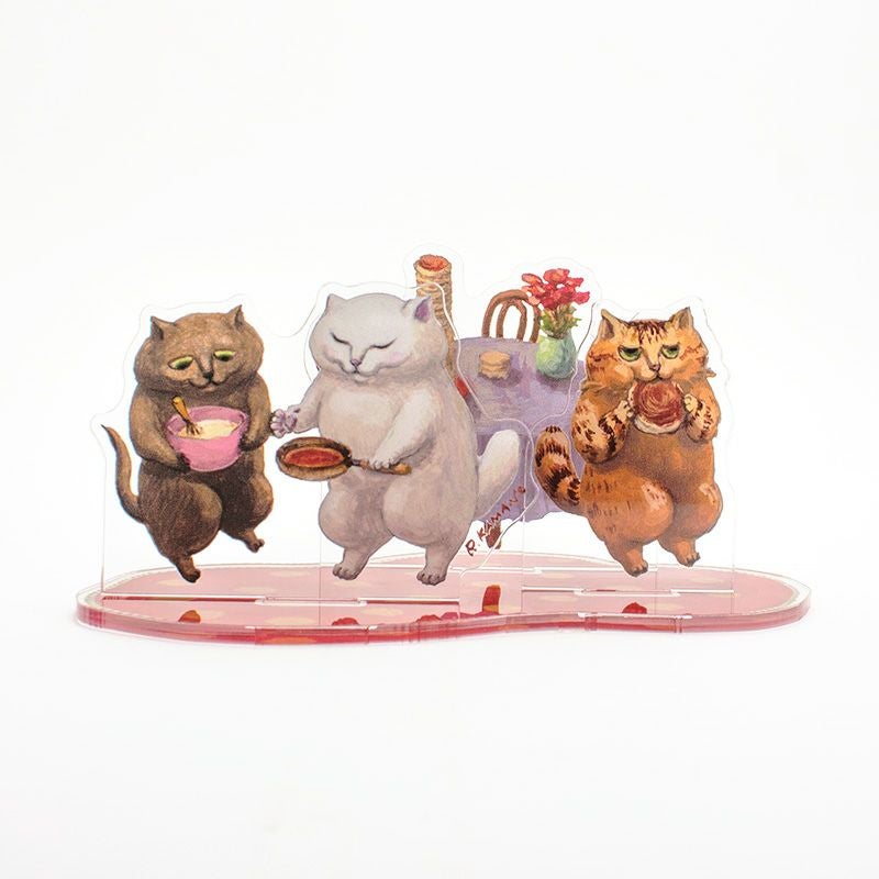 カマノレイコ　アクリルスタンド / パンケーキ 組み立てイメージ2