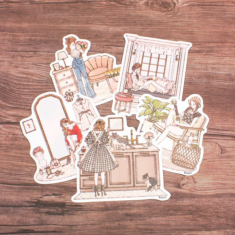 やよい　ダイカットステッカー 他シリーズ 写真