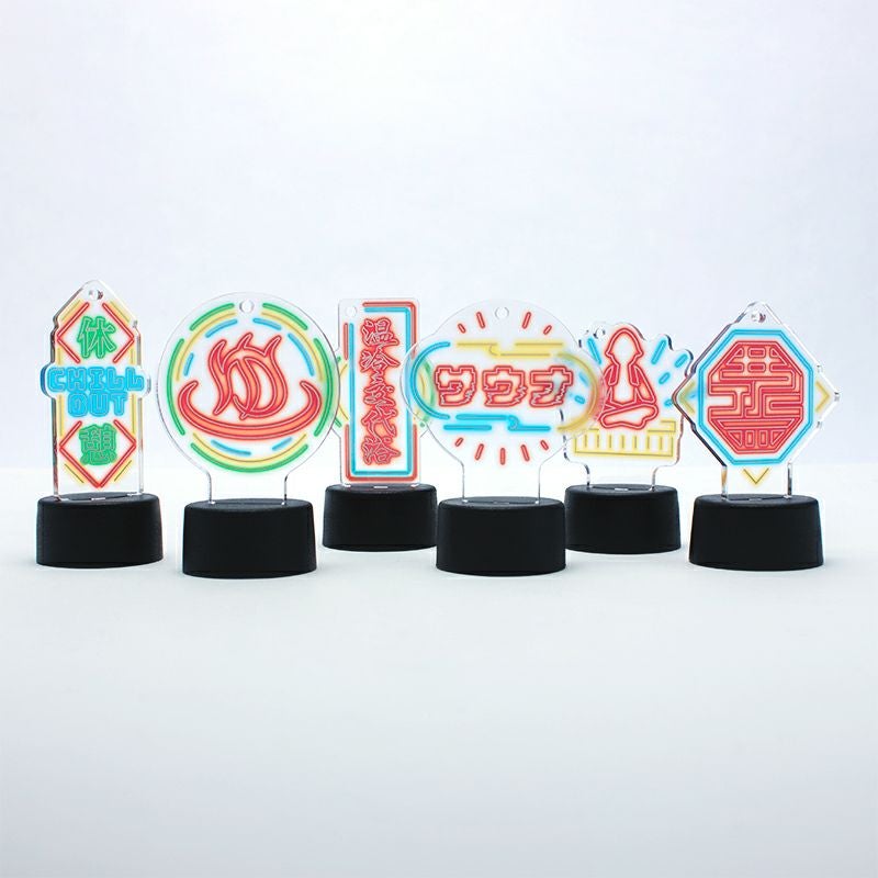 サンセットサウナ　Sauna Neon ボトルキャップマーカー / 蒸印2