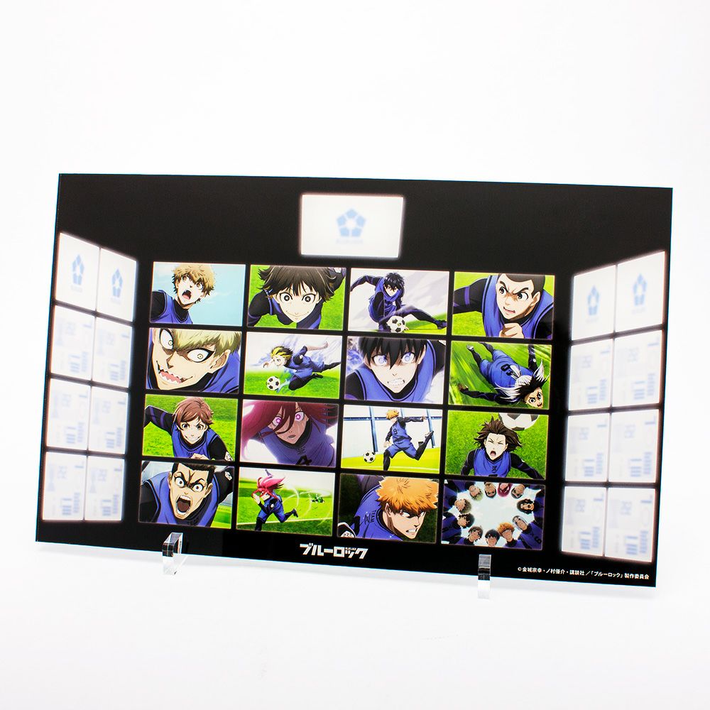 ブルーロック　モニター風アクリルパネル【B】チームZver.　サンプル写真