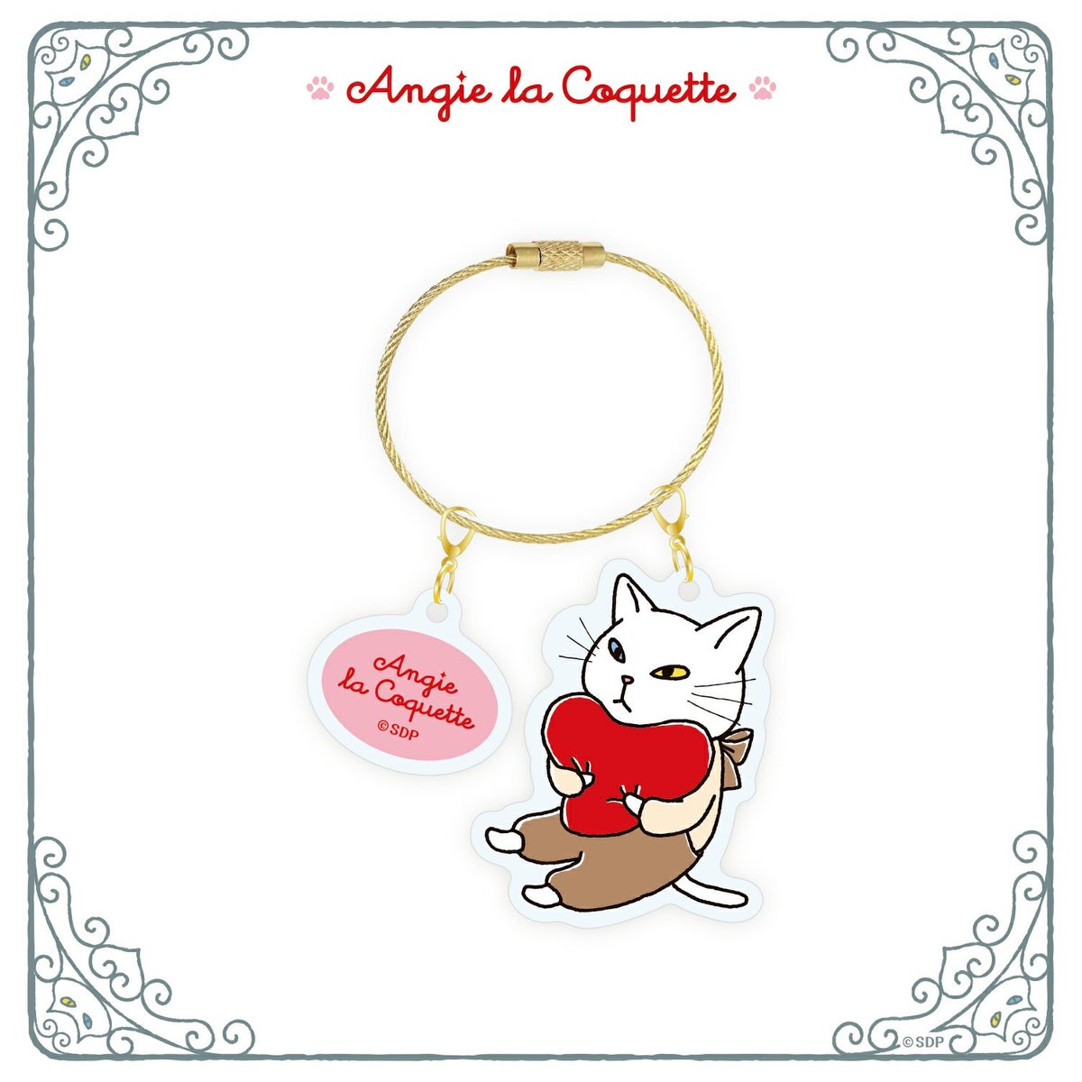 アンジー・ラ・コケット☆麗しのアンジー　ワイヤーリングチャーム / Heart