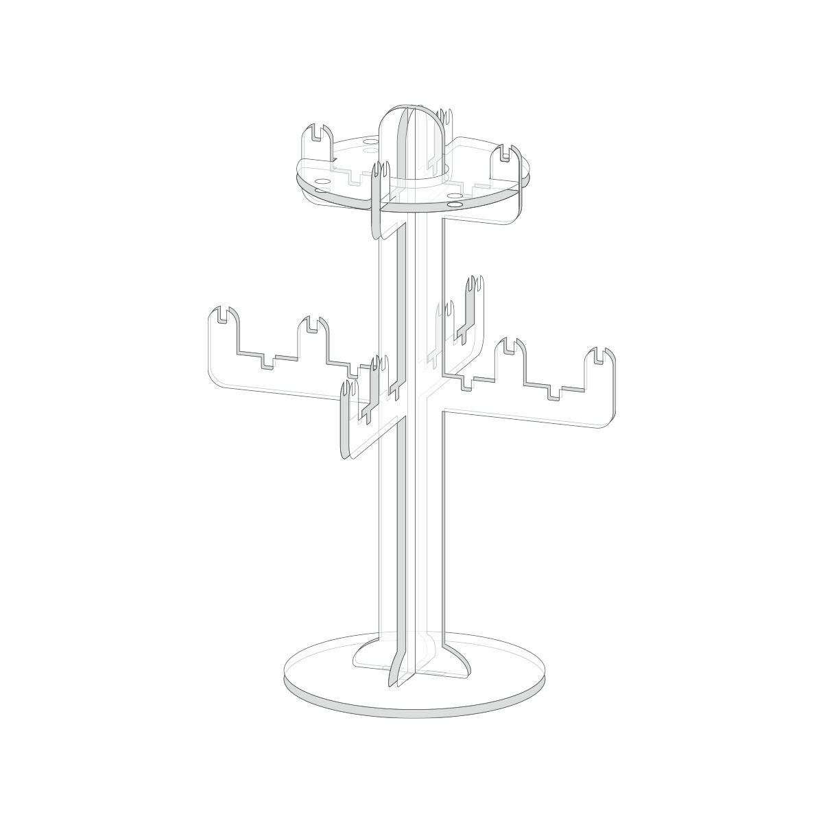 アクリルディスプレイ　ツリー