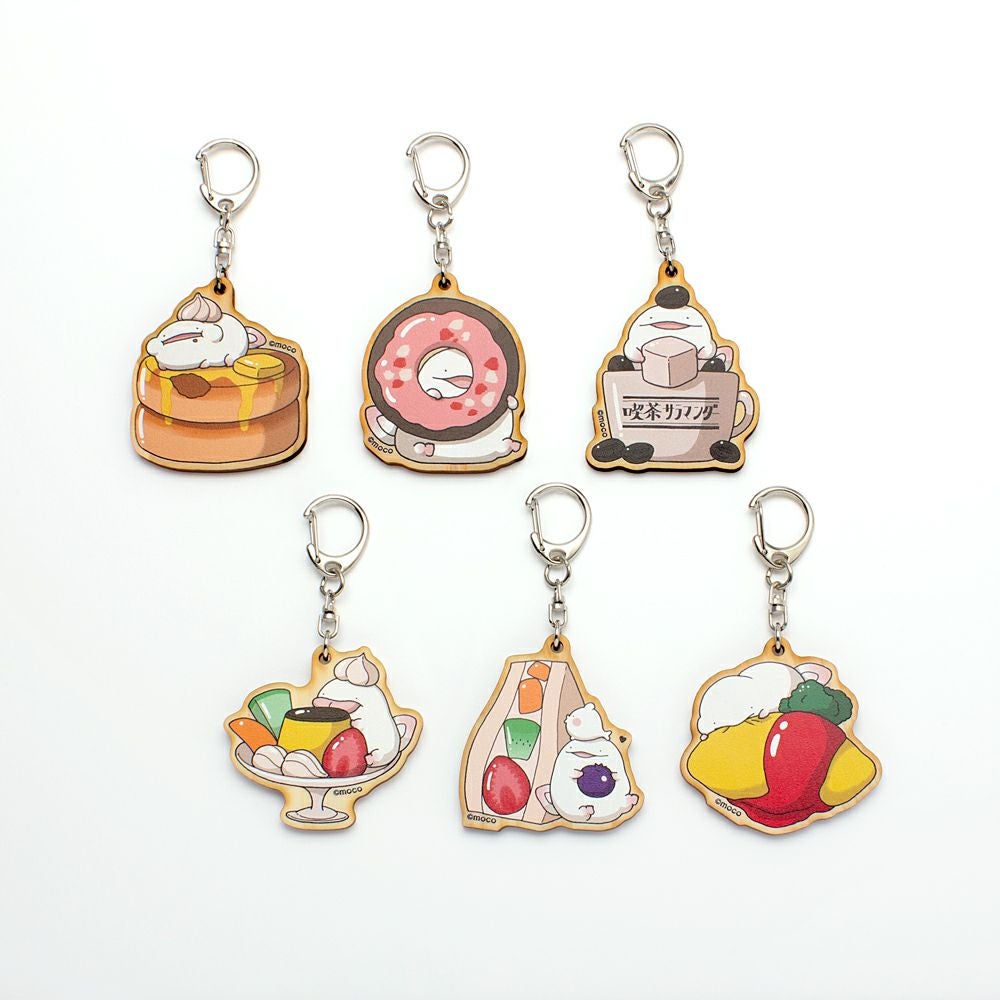 モコ　トレーディングウッドキーホルダー / 全6種（単品） 写真1