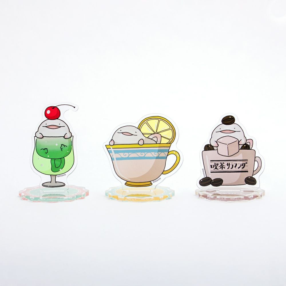 モコ　うおマロ原寸アクリルスタンド / レモンティー  写真1