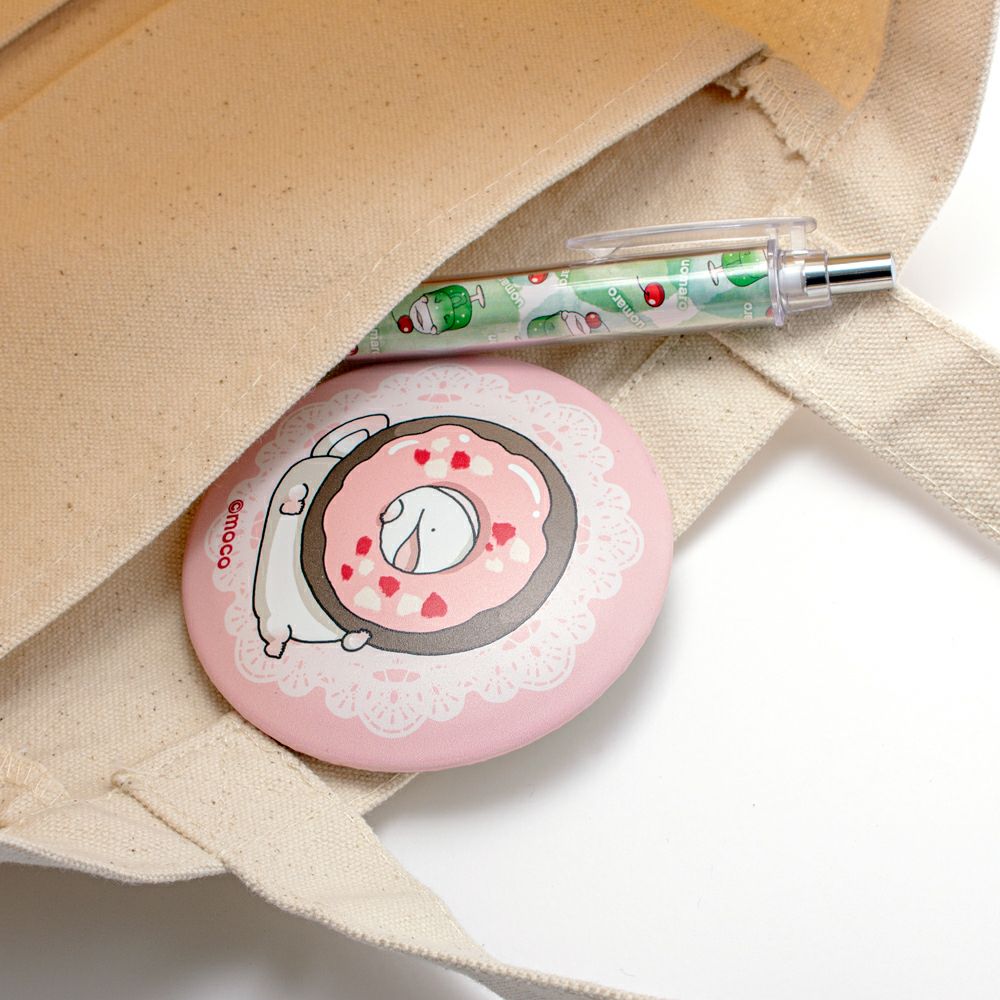 モコ　レザふわ缶ミラー写真4