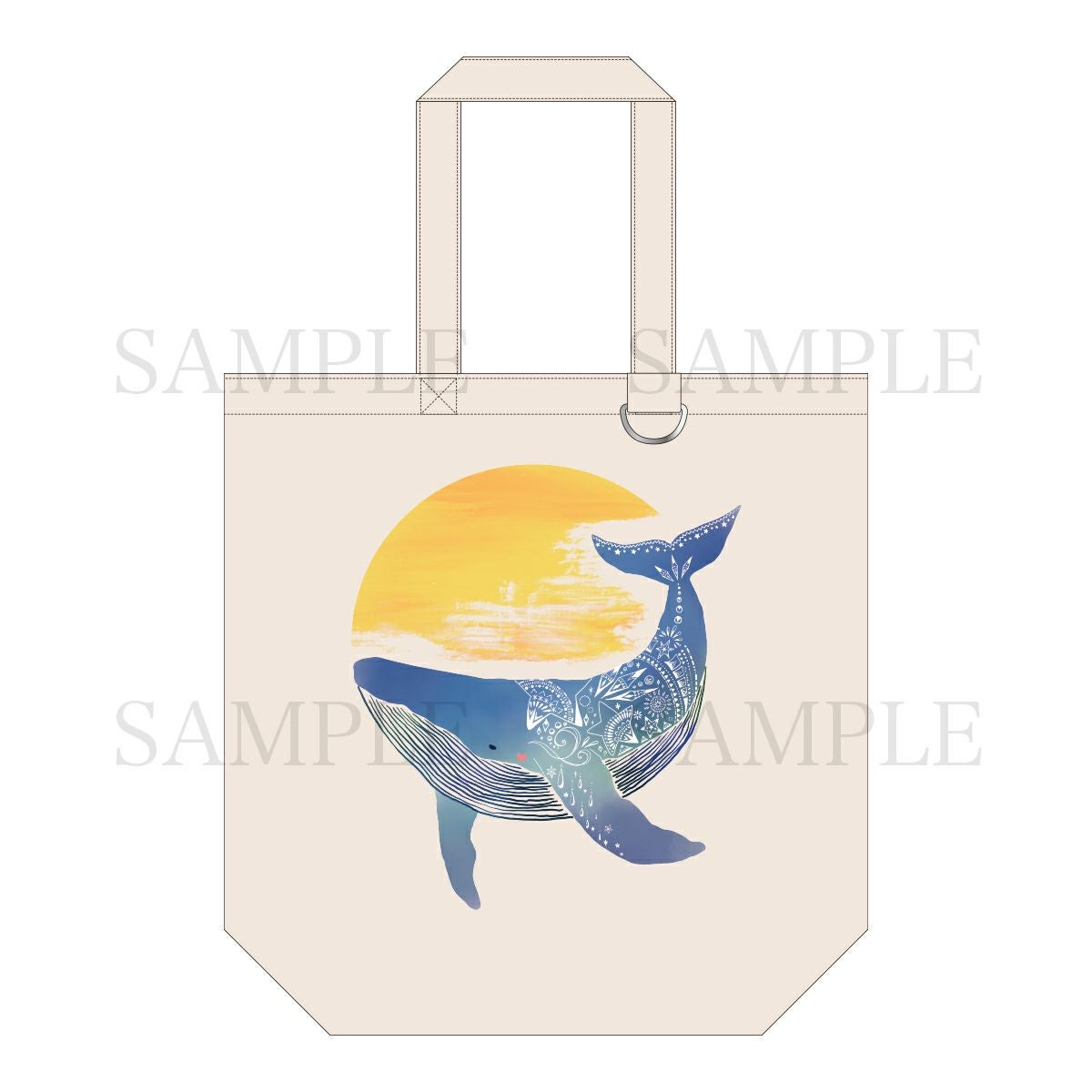 柴尾　トートバッグ / 月くじら