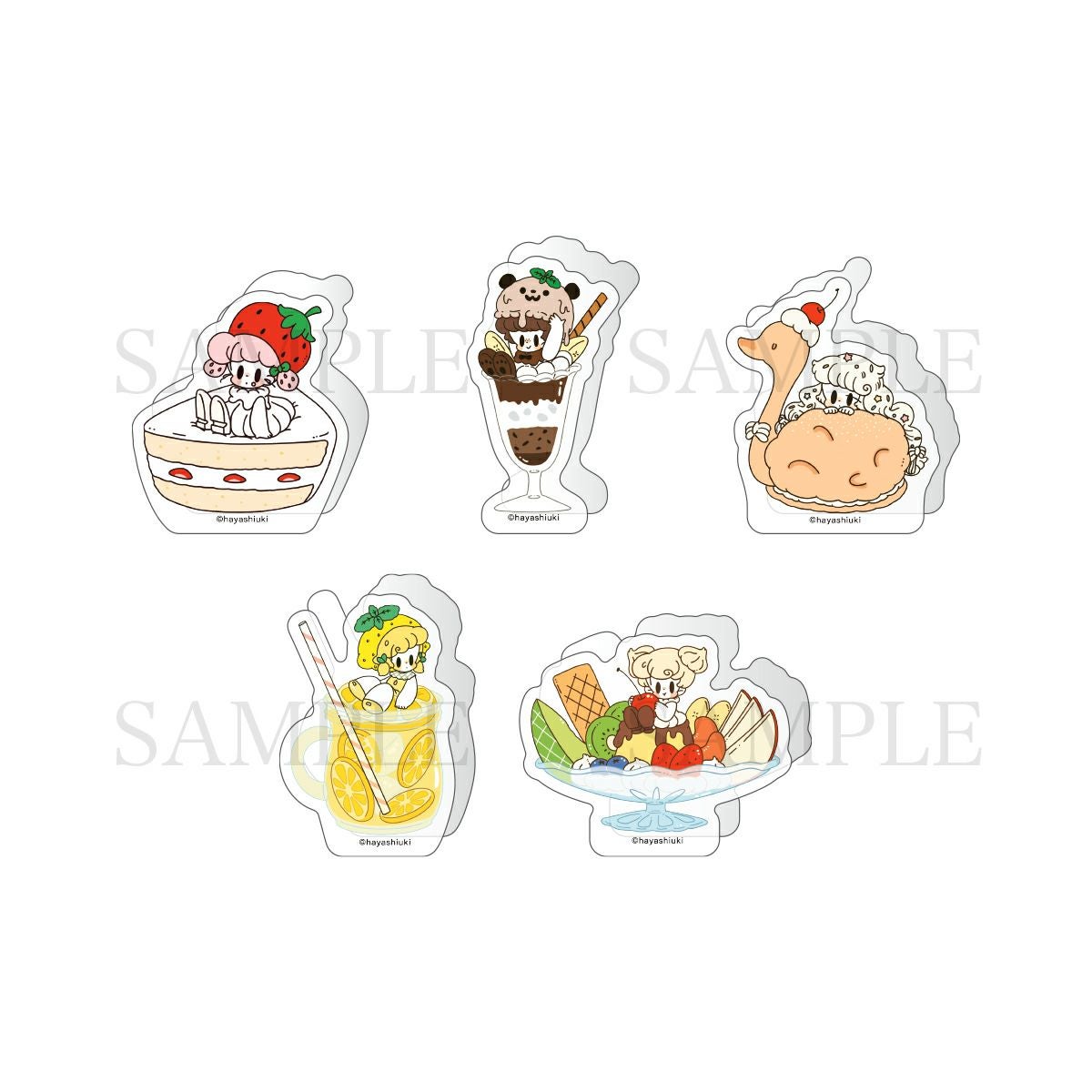  はやしうき　ミニミニアクリルブロック(ランダム販売) / 全6種