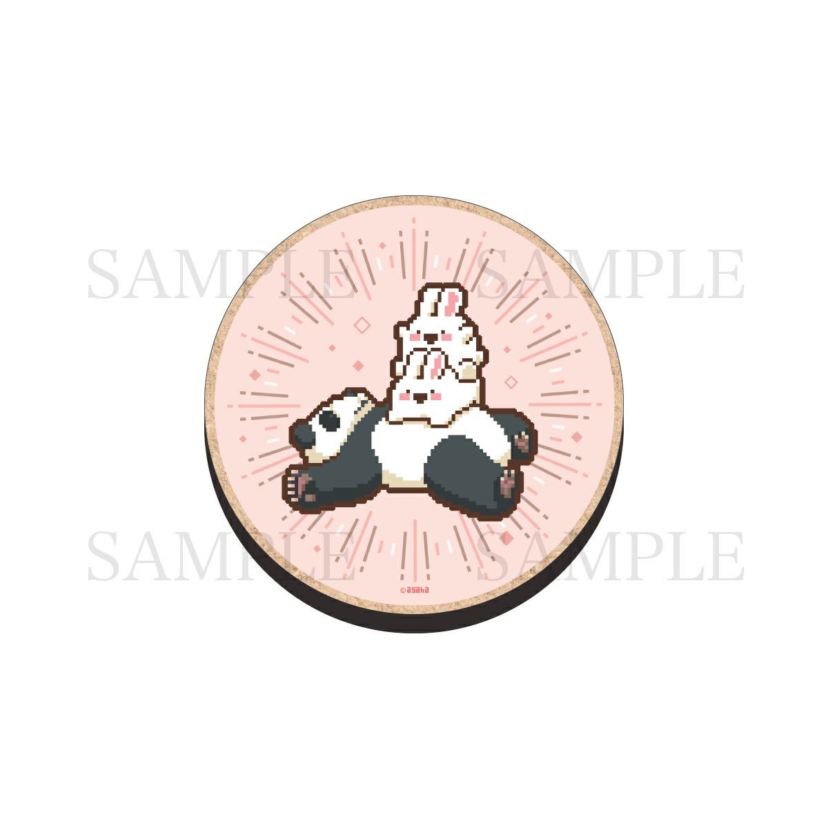 asaha　コースター / ピンク