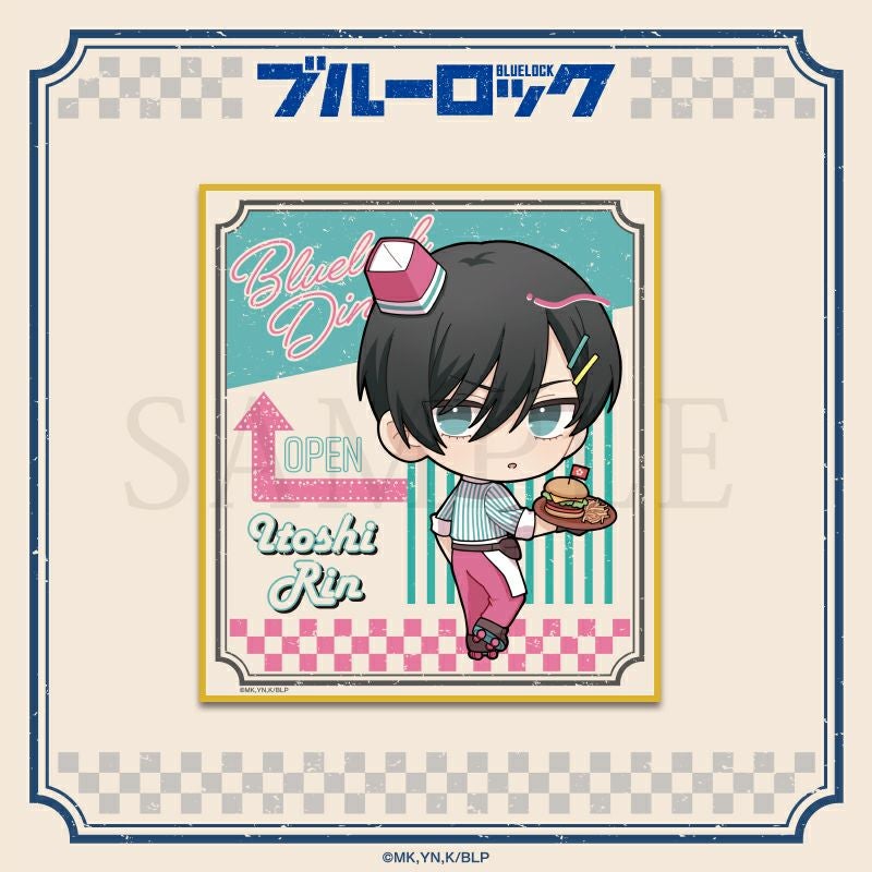 ブルーロック　BLUE LOCK DINERミニ色紙 / 糸師 凛