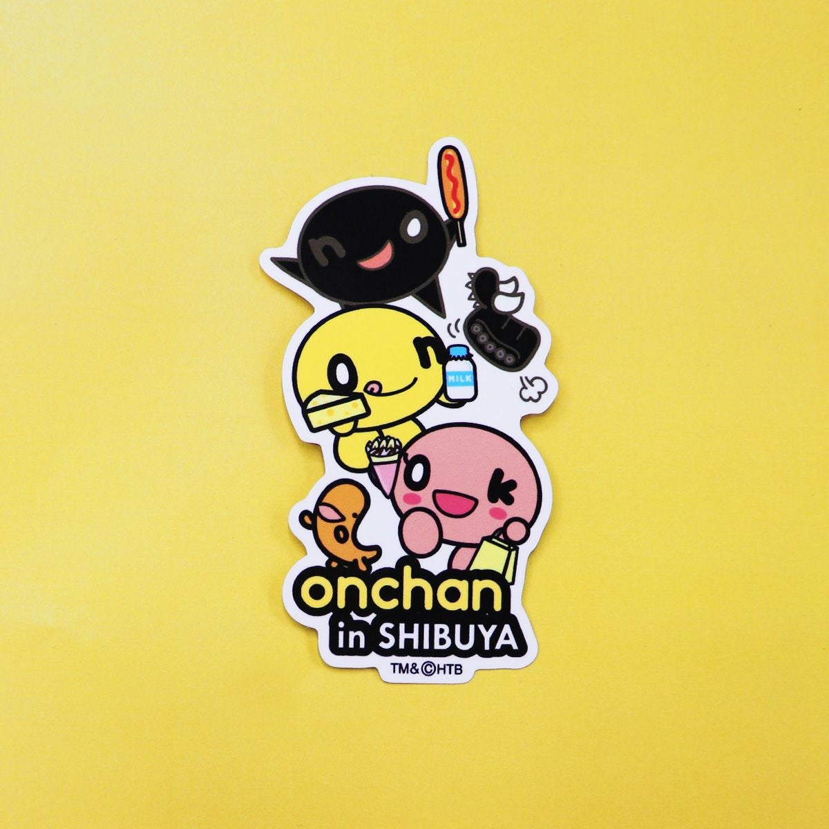 ONちゃんグッズ onちゃん ステッカー / onちゃんズver. | onちゃん グッズ通販ならggMART