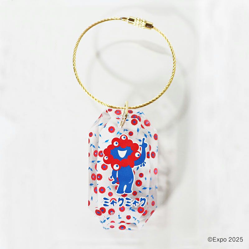 EXPO2025 ミャクミャク クリアフィギュア / レッド×ブルー | EXPO2025