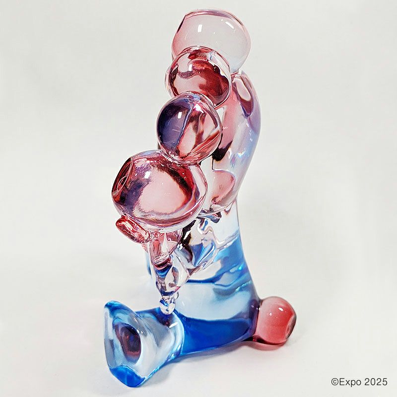 EXPO2025 ミャクミャク クリアフィギュア / レッド×ブルー | EXPO2025