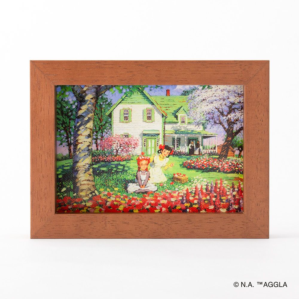 世界名作劇場 ミニ・ジークレー木製額 / 赤毛のアン『花の季節