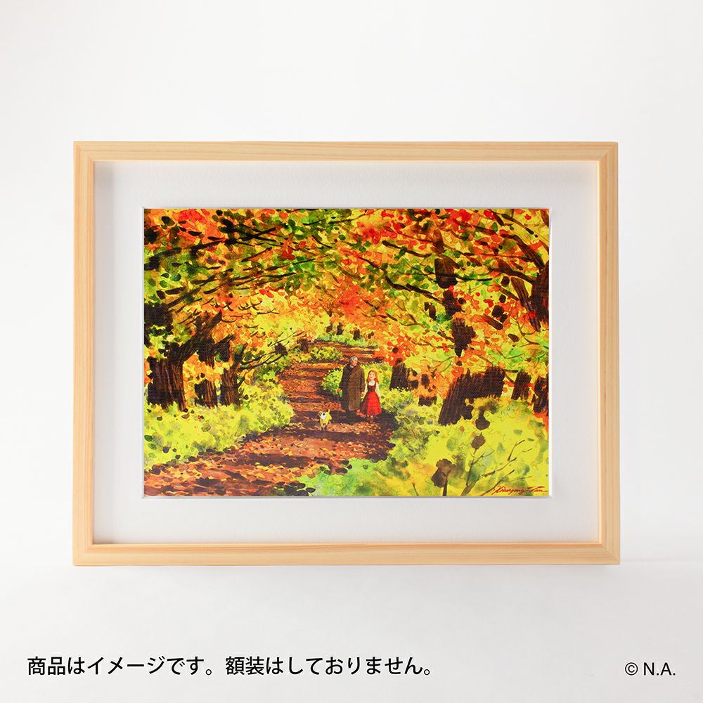 世界名作劇場 キャンバスシート / ペリーヌ物語『紅葉の道』 | 世界