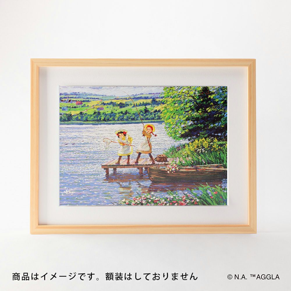 世界名作劇場 キャンバスシート / 赤毛のアン『きらめきの湖』 | 世界