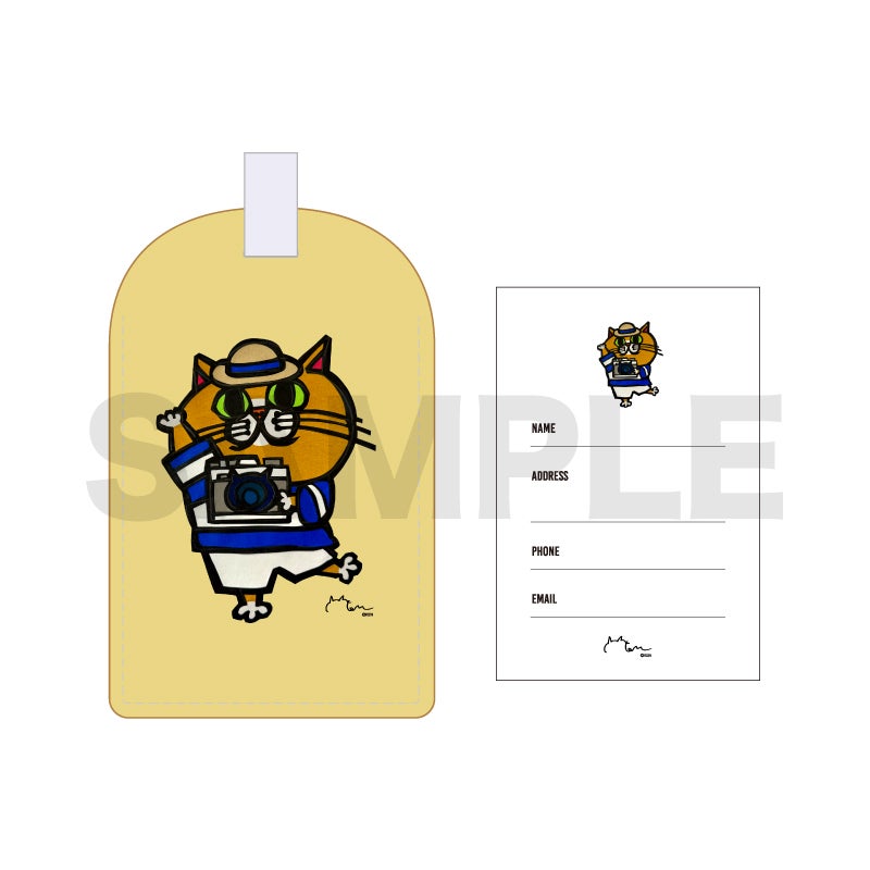 切り絵クリエイター KEN ラゲッジタグ／たびすけ | 切り絵クリエイター